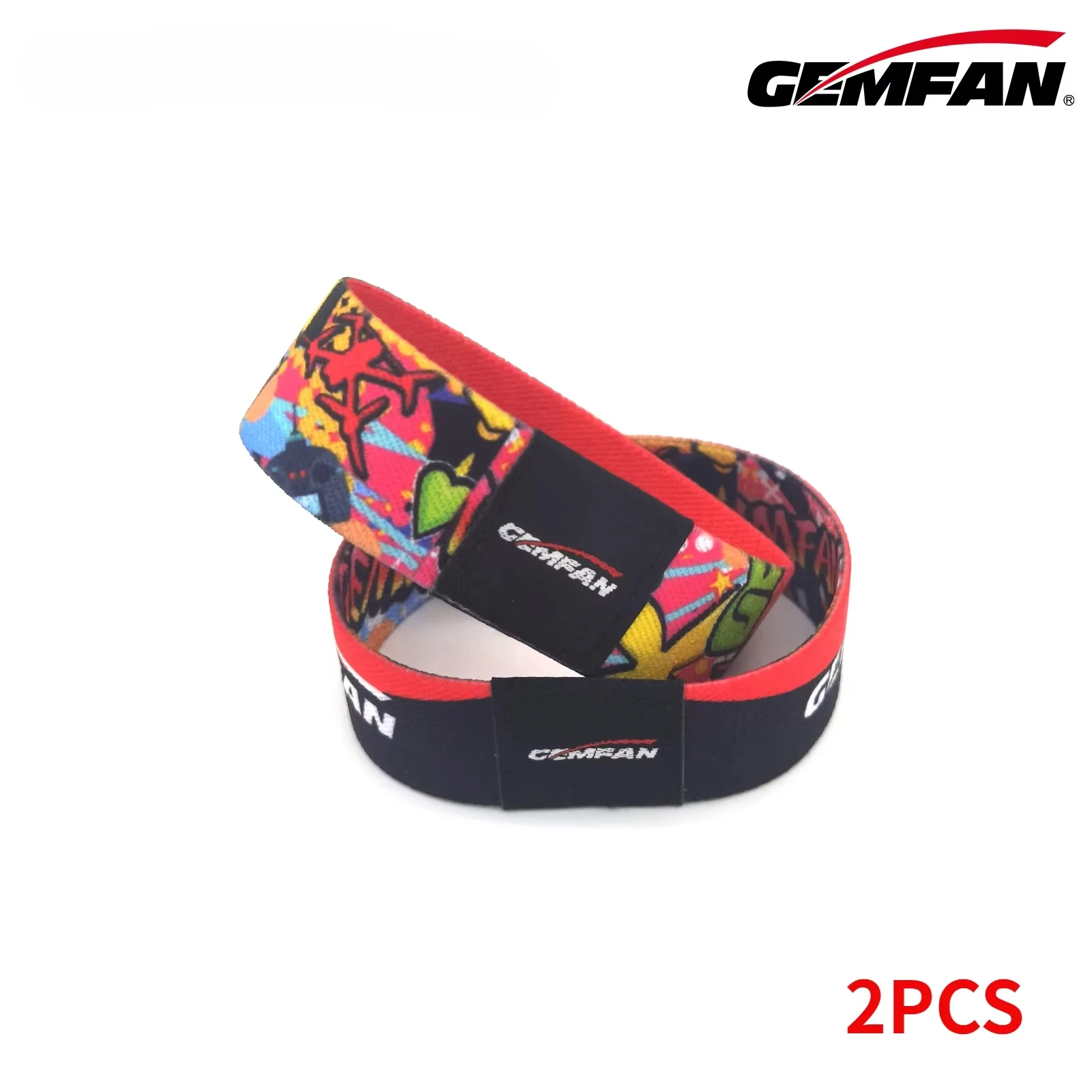 Drone Battery Strap - 2 قطعة غطاء غبار Gemfan كومة