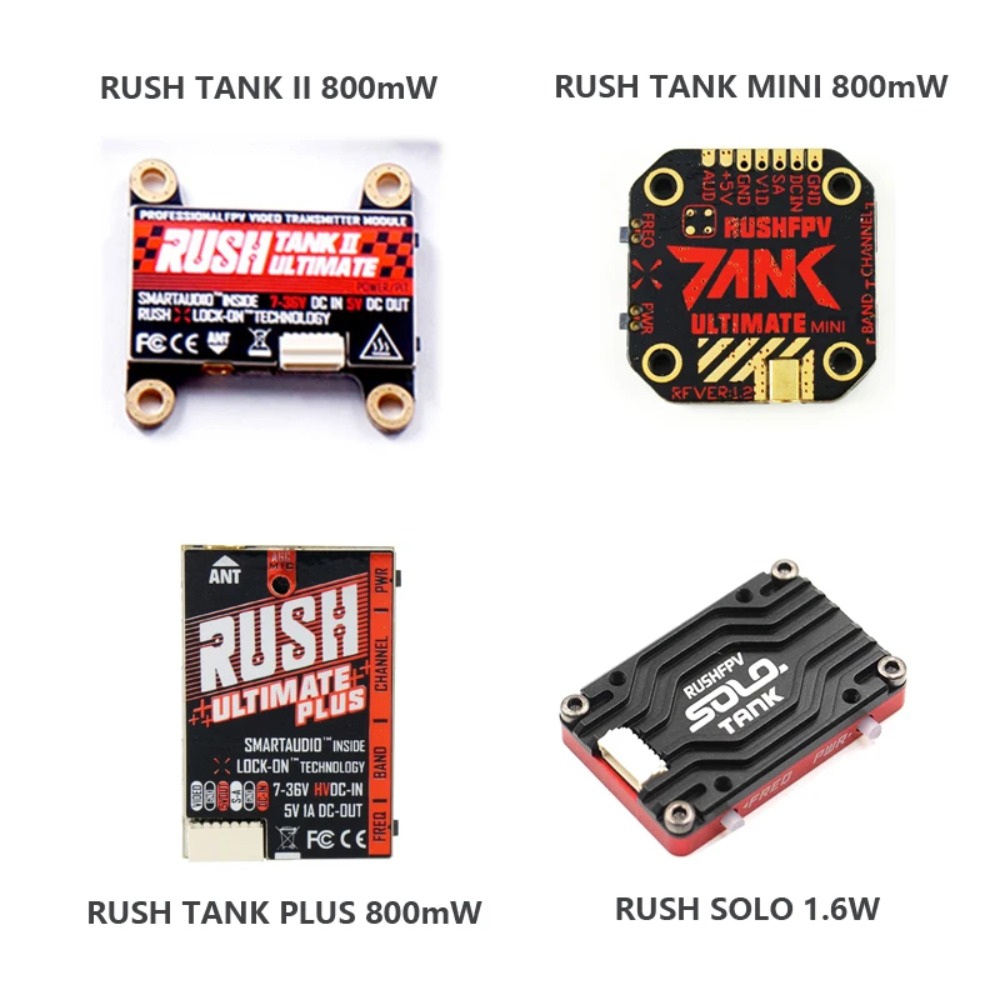 جهاز إرسال الفيديو RUSH TANK U - مراجعة Drone Frame وسعره